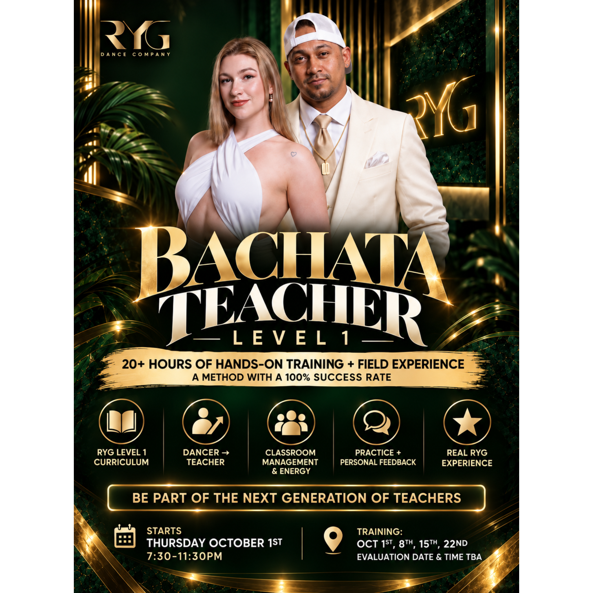 BACHATA TEACHER - Level 1