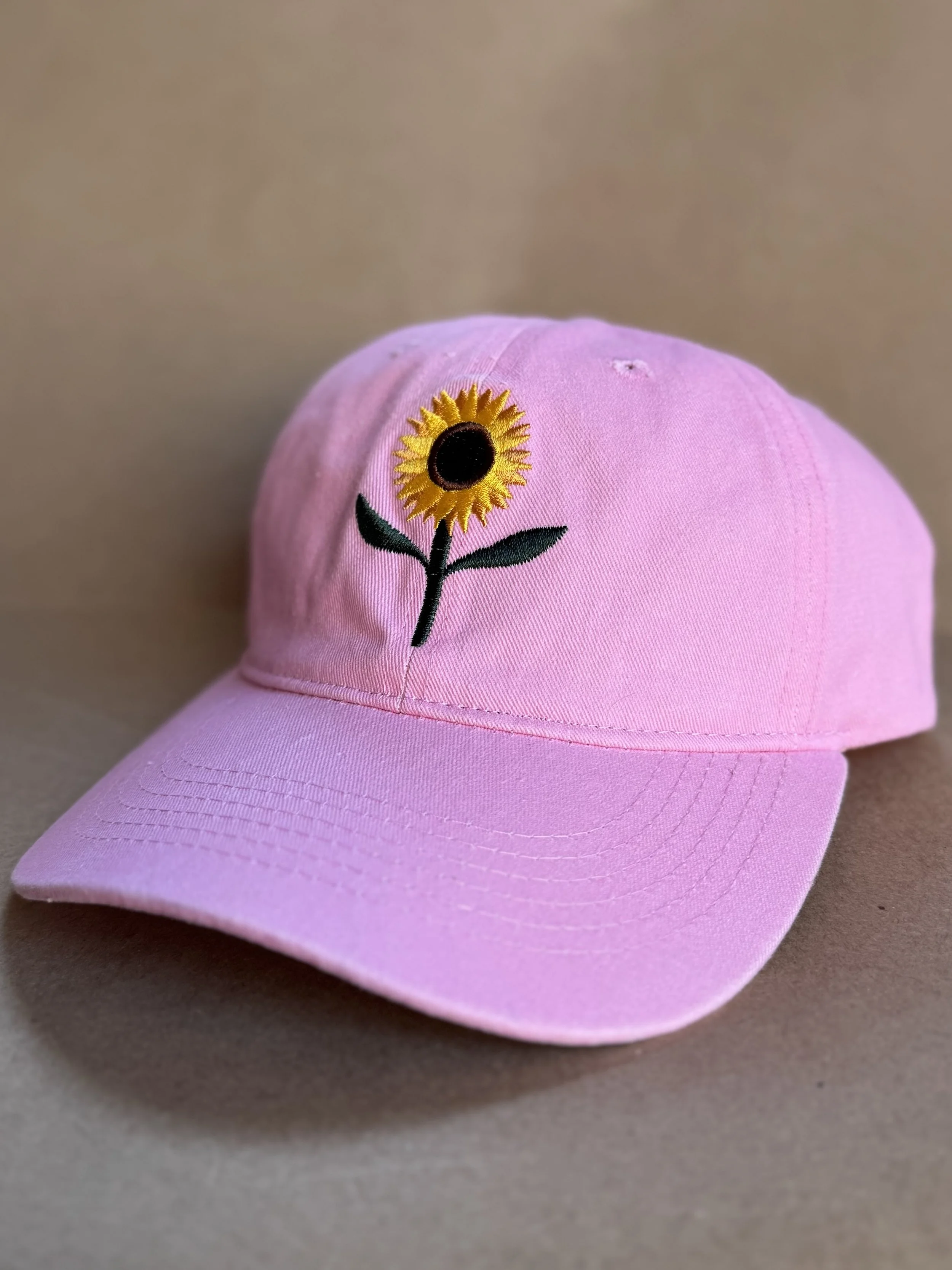 Sunflower Cap (Light Pink)