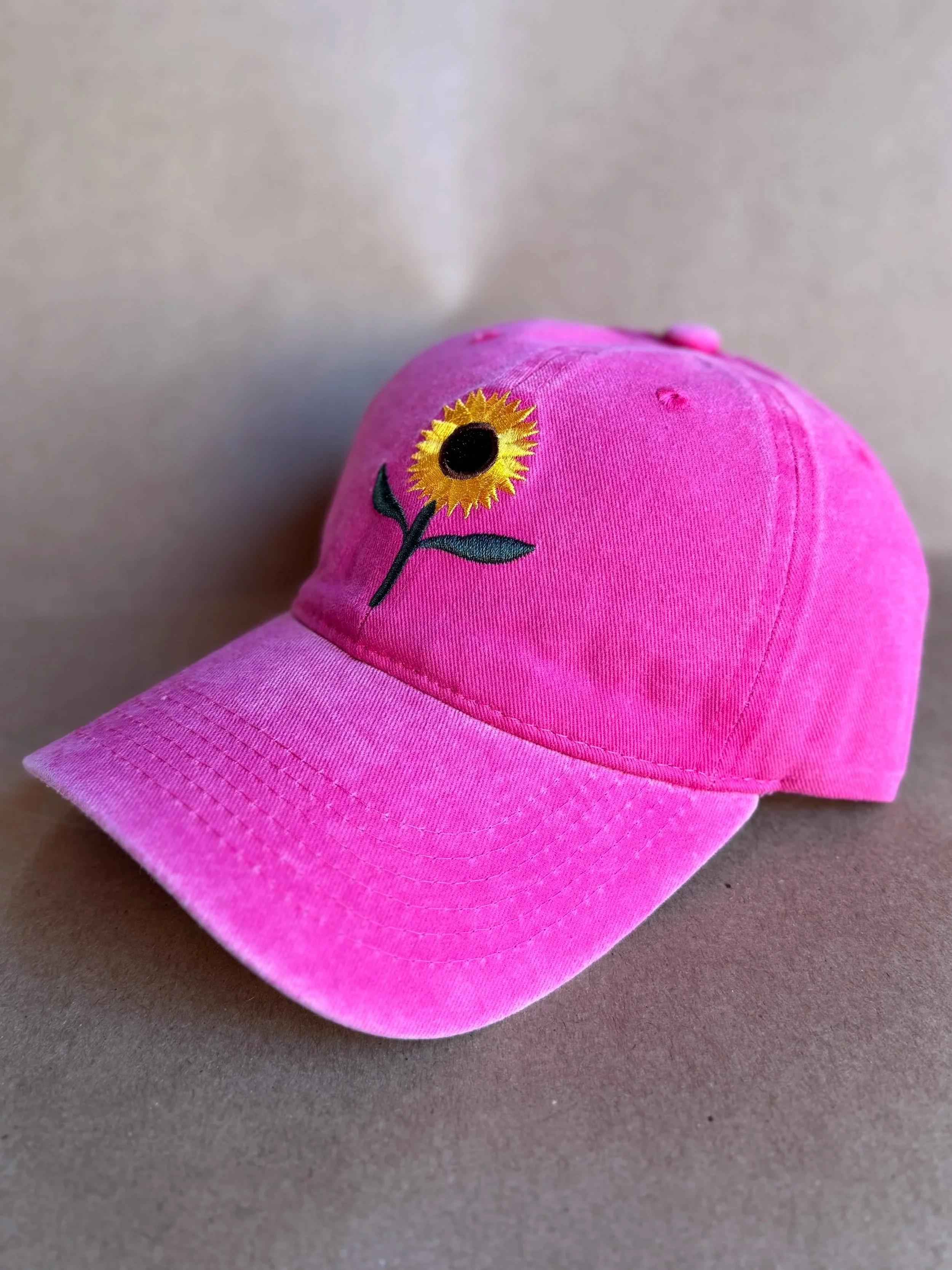 Sunflower Cap (Pink)