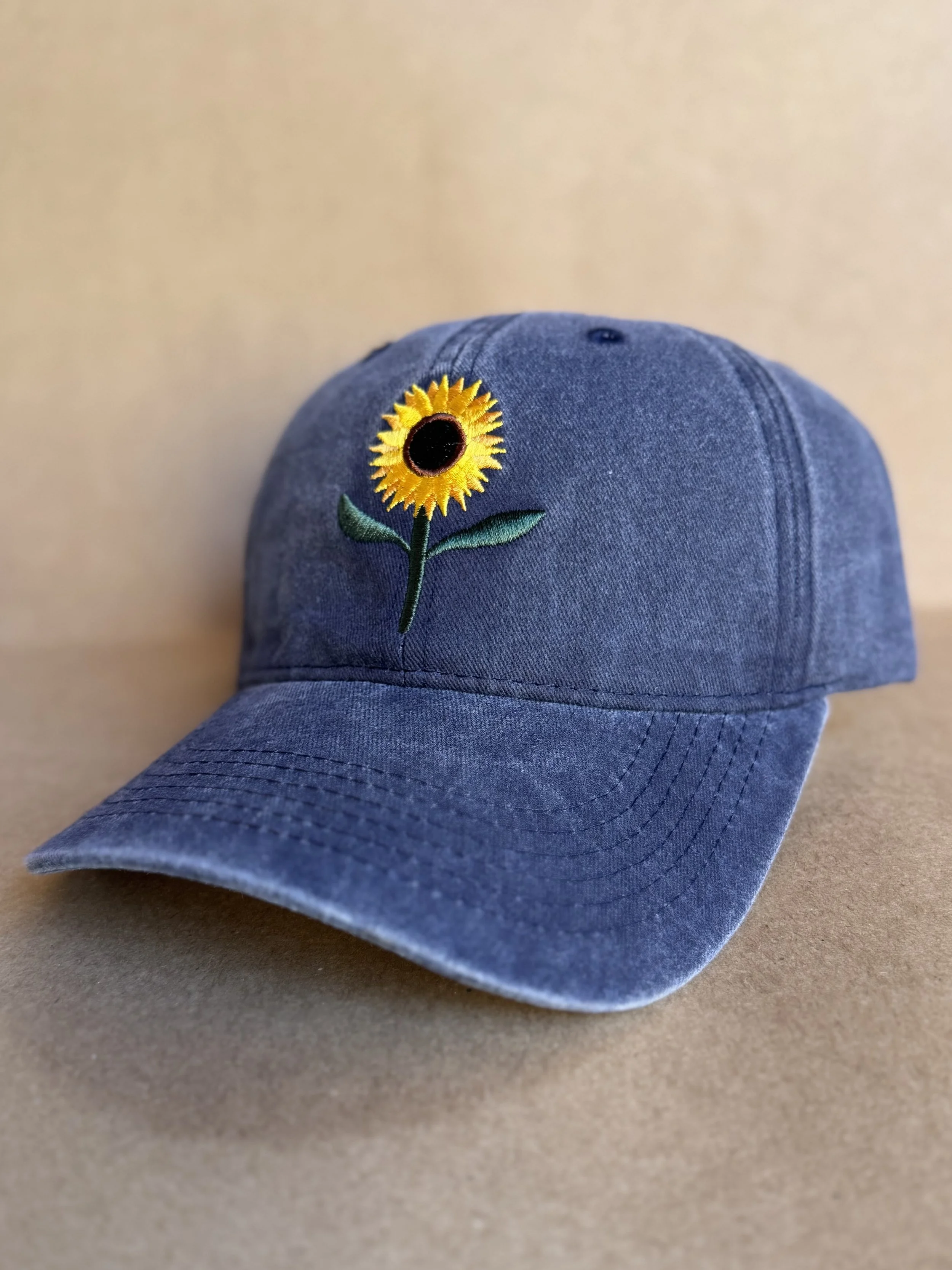 Sunflower Cap (Navy)