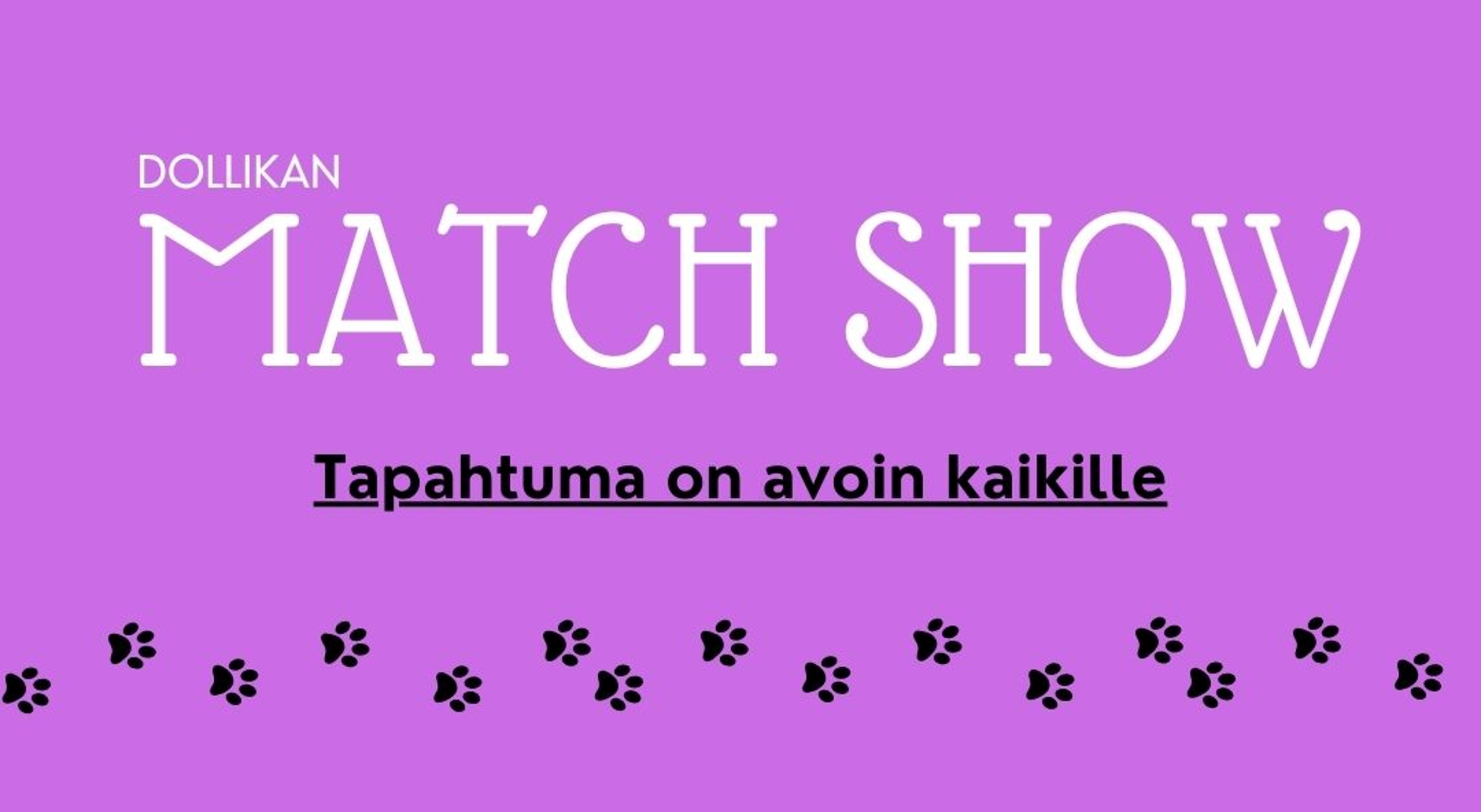 Dollikan MATCH SHOW Tiistenjoen Nuorisoseuralla