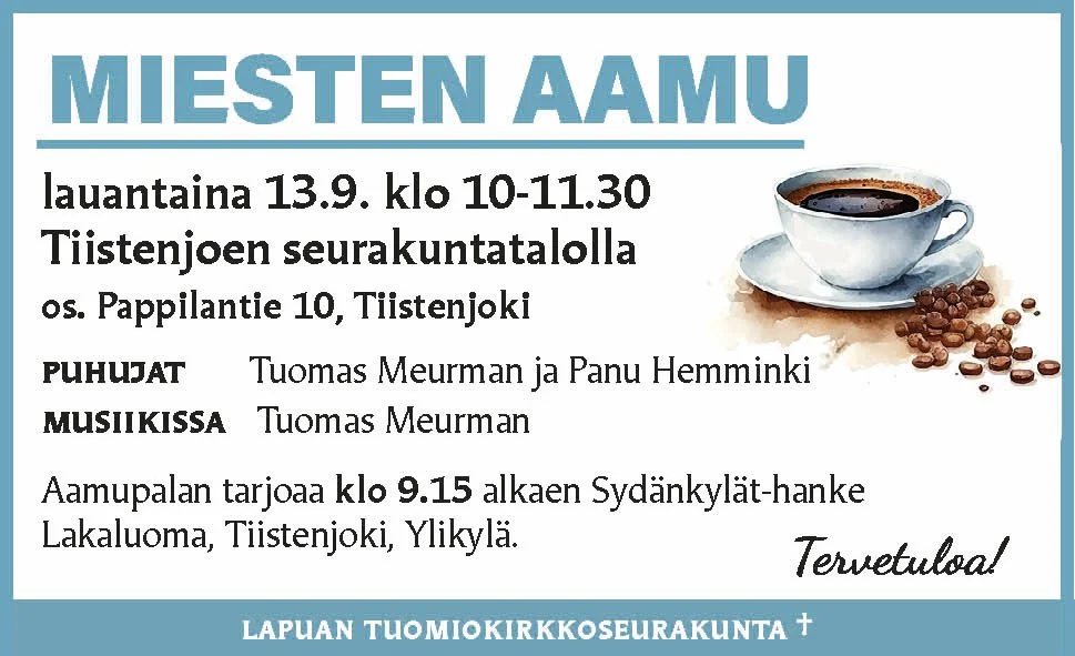 MIESTEN AAMU