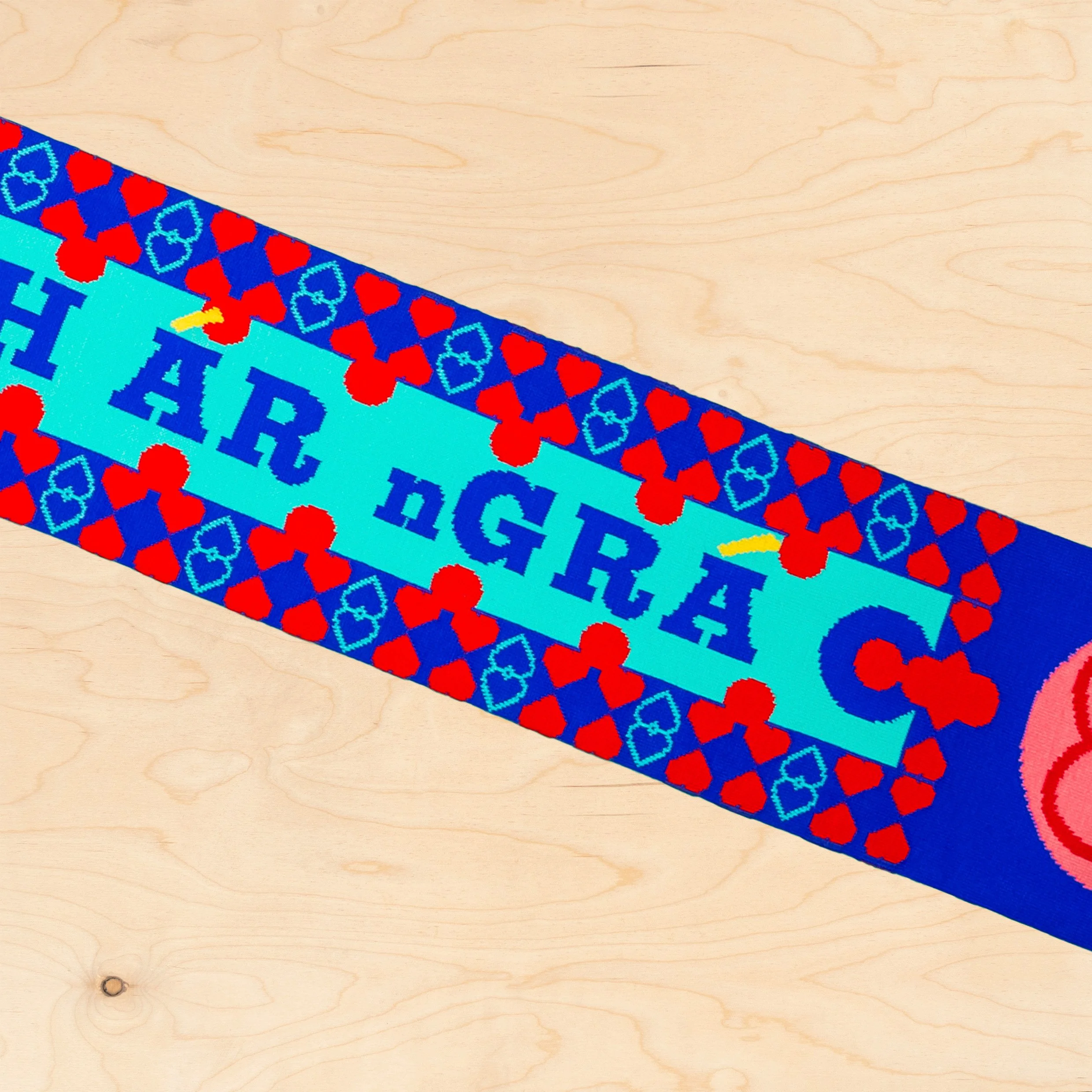 Made by native-Irish (Gaeilc) speakers in West Cork, on Ireland's Wild Atlantic Way. Irish scarf. Teanga Ġrá = Love Language.