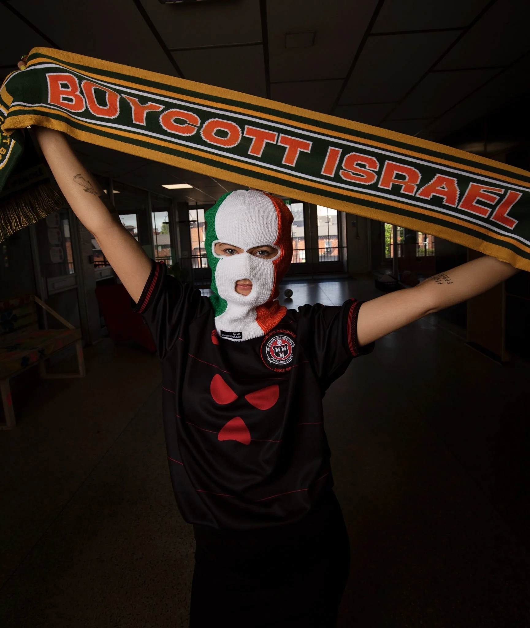 New scarf: Boycott Israel - Sport is Political