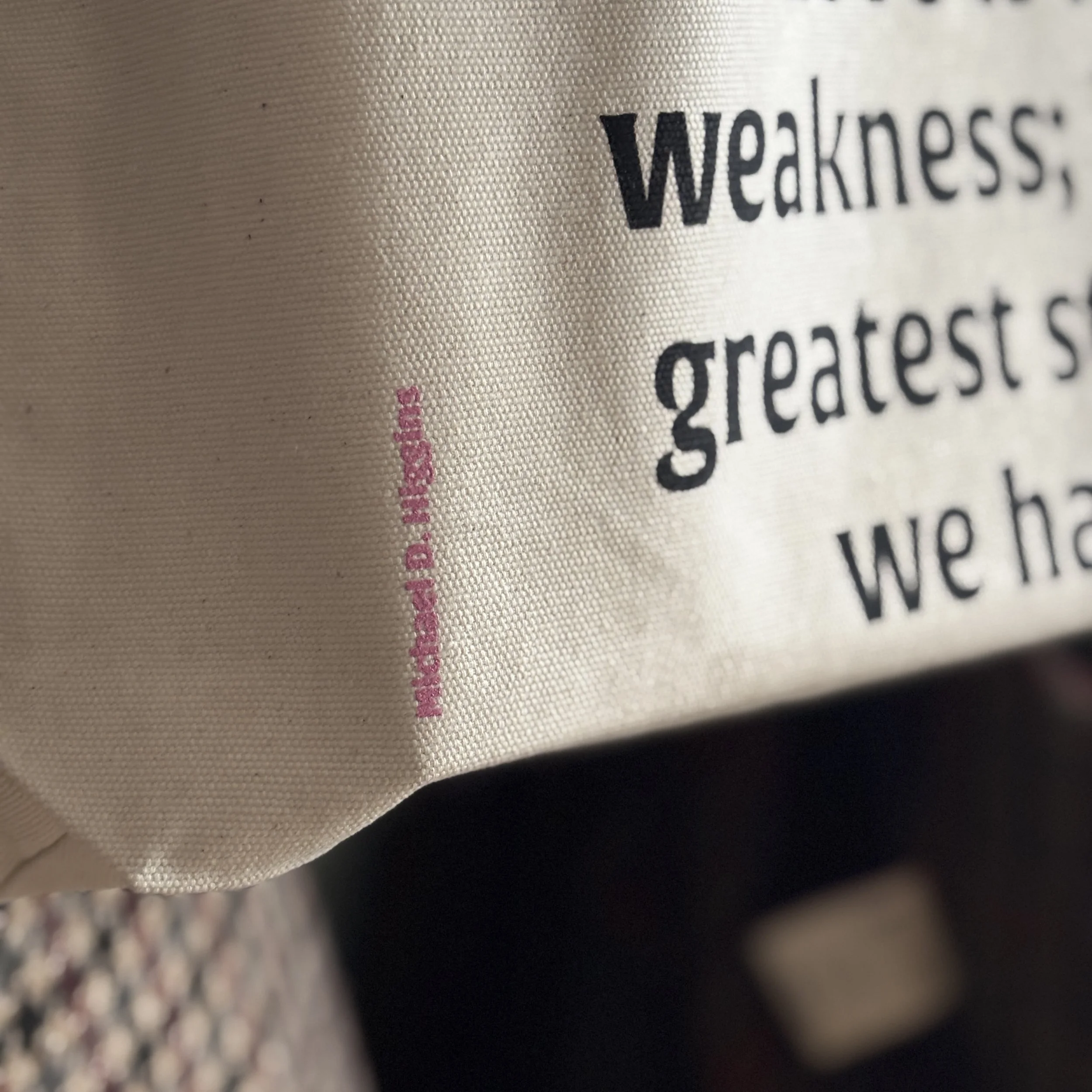 Made by native-Irish (Gaeilc) speakers in West Cork, on Ireland's Wild Atlantic Way. Irish premium tote bag featuring beautiful Michael D Higgins quote. Teanga Ġrá = Love Language.