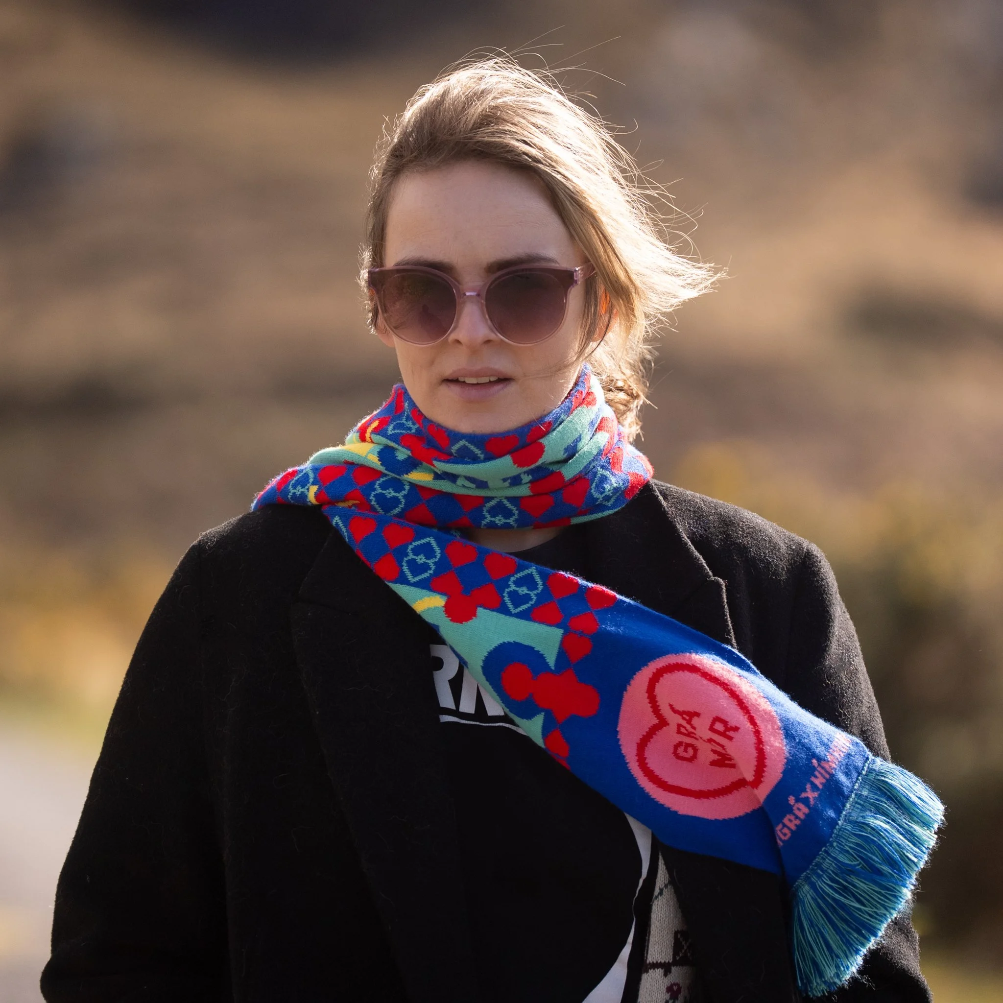 Made by native-Irish (Gaeilc) speakers in West Cork, on Ireland's Wild Atlantic Way. Irish scarf. Teanga Ġrá = Love Language.