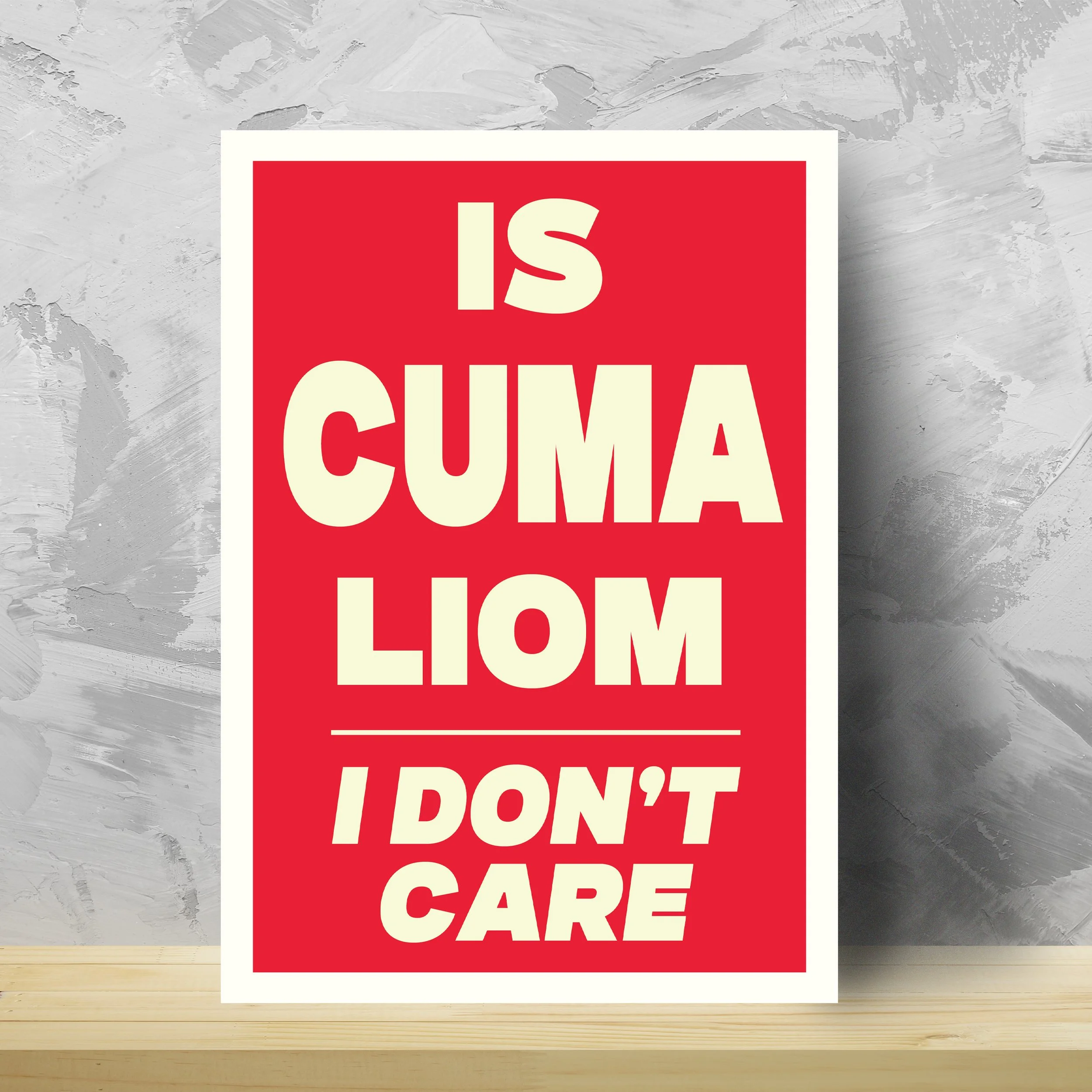 Is Cuma Liom - A4 Paper.jpg