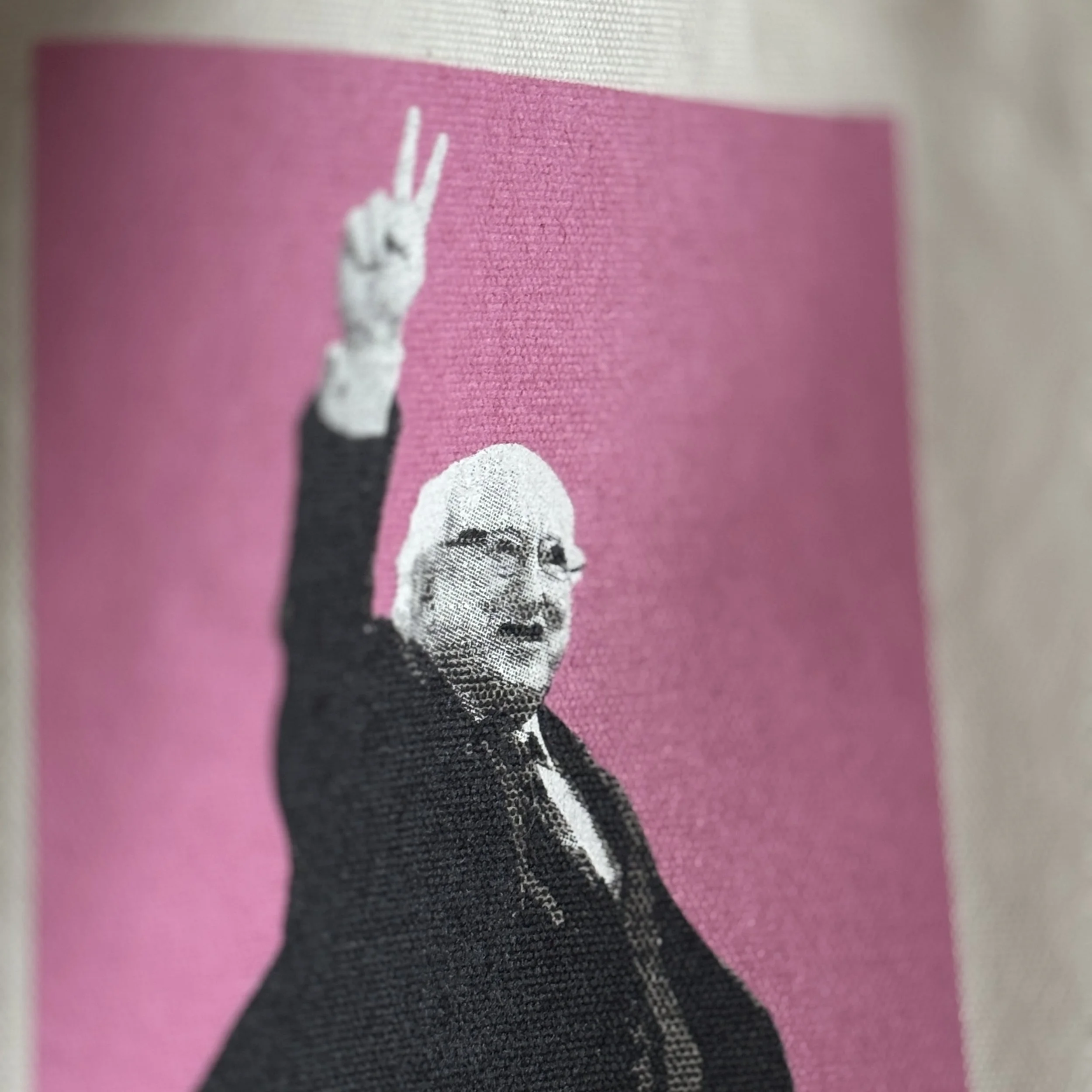 Made by native-Irish (Gaeilc) speakers in West Cork, on Ireland's Wild Atlantic Way. Irish premium tote bag featuring beautiful Michael D Higgins quote. Teanga Ġrá = Love Language.