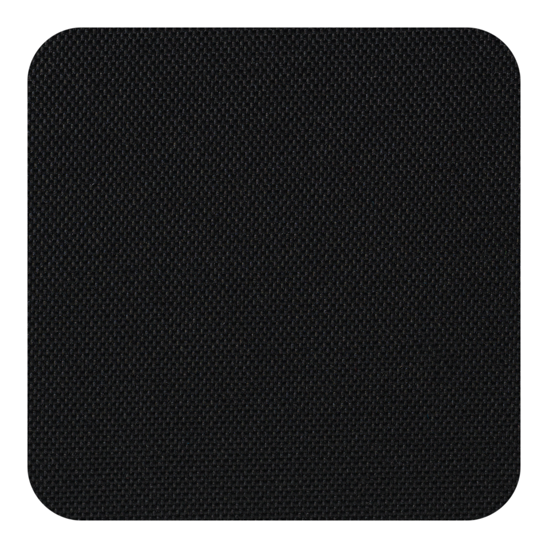 Tissu en maille noire avec une texture fine et uniforme.