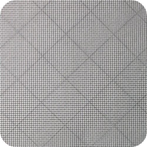 Un motif de grille noire et blanche avec un cercle gris clair au centre.