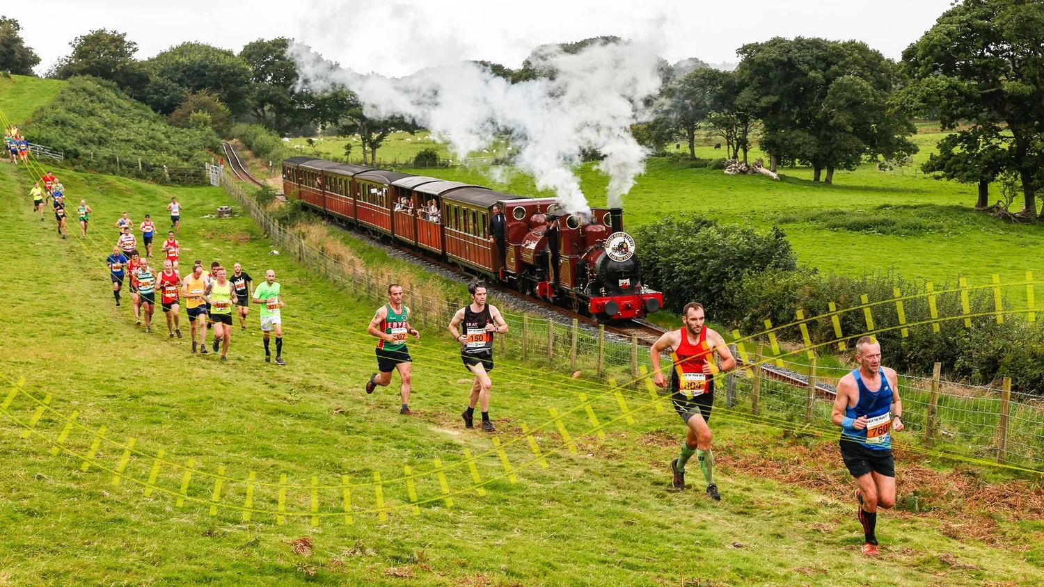 Person Racing A Train Race The Train | Join the Race Now