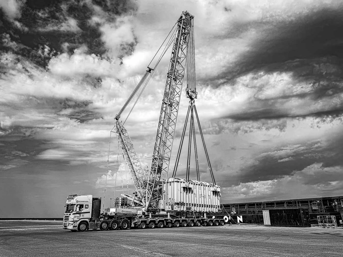 Safe and Efficient Marine Survey for Heavy Transformers