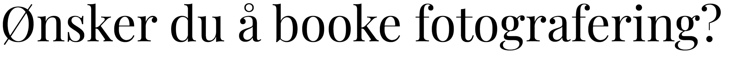 Tekst som spør om du er interessert i å ta bilder.