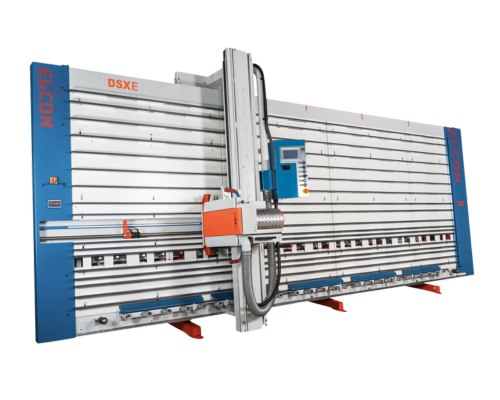 Gran máquina de corte CNC con estructura metálica y componentes electrónicos.