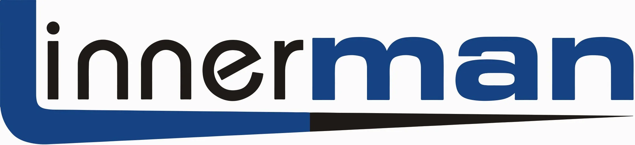 Logotipo de la empresa Intermodal en colores azul, negro y blanco.