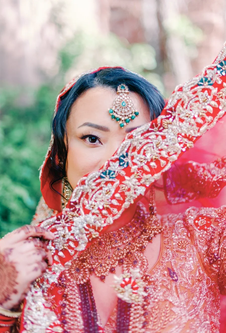 Vibrant Fusion Wedding at Rowton Castle, Shropshire