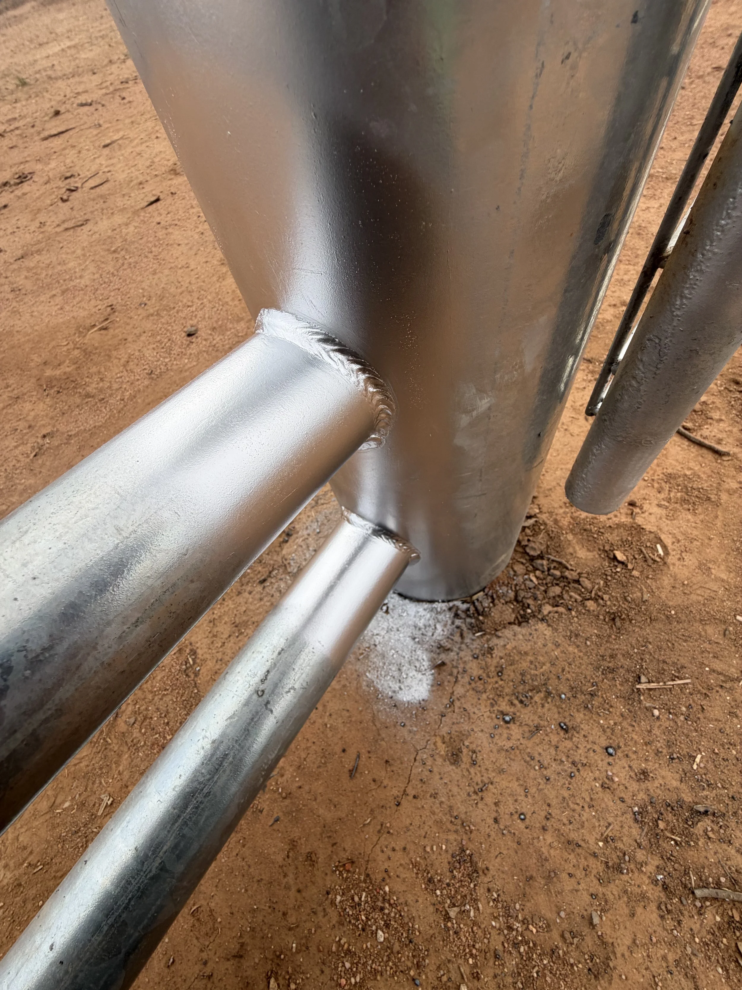 Stay pipe welding