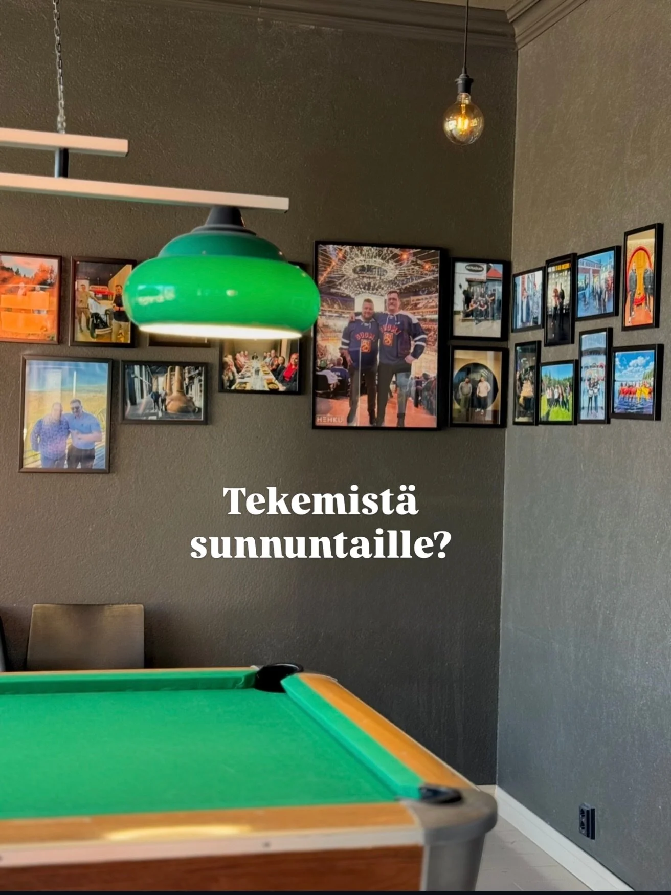 Onnistuuko sulta biljardi? Tervetuloa viett&auml;m&auml;&auml;n rentoa sunnuntaita esim biliksen parissa🙂&zwj;↕️

#biljardi #baarirauma