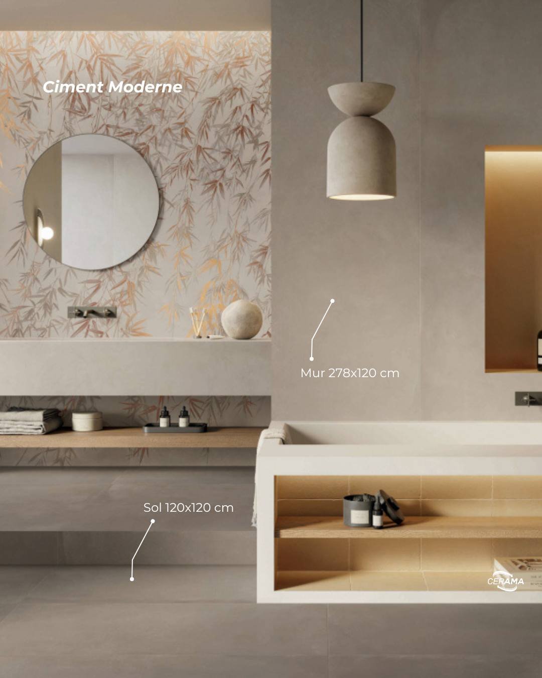 ✨ Inspiration Design avec le Carrelage Ciment Moderne✨

Transformez votre espace avec le style urbain et raffin&eacute; du carrelage effet ciment &quot;Ciment Moderne&quot; de chez Cerama. Parfait pour une ambiance moderne et industrielle, ce carrela