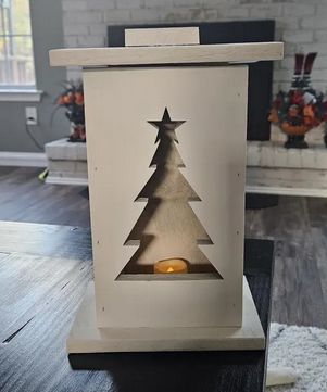 Wooden Christmas Lantern