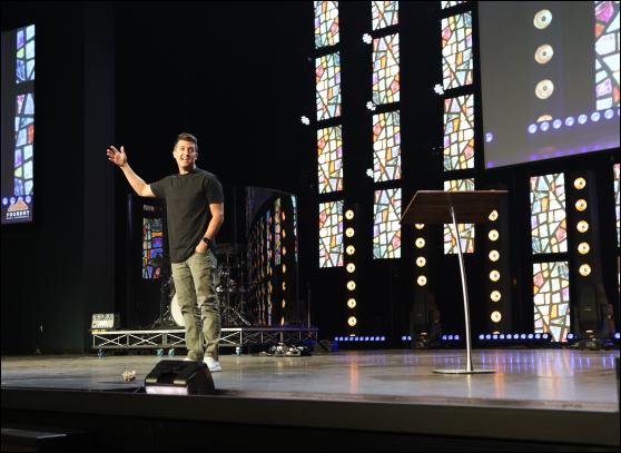 Jerrad Lopes on stage