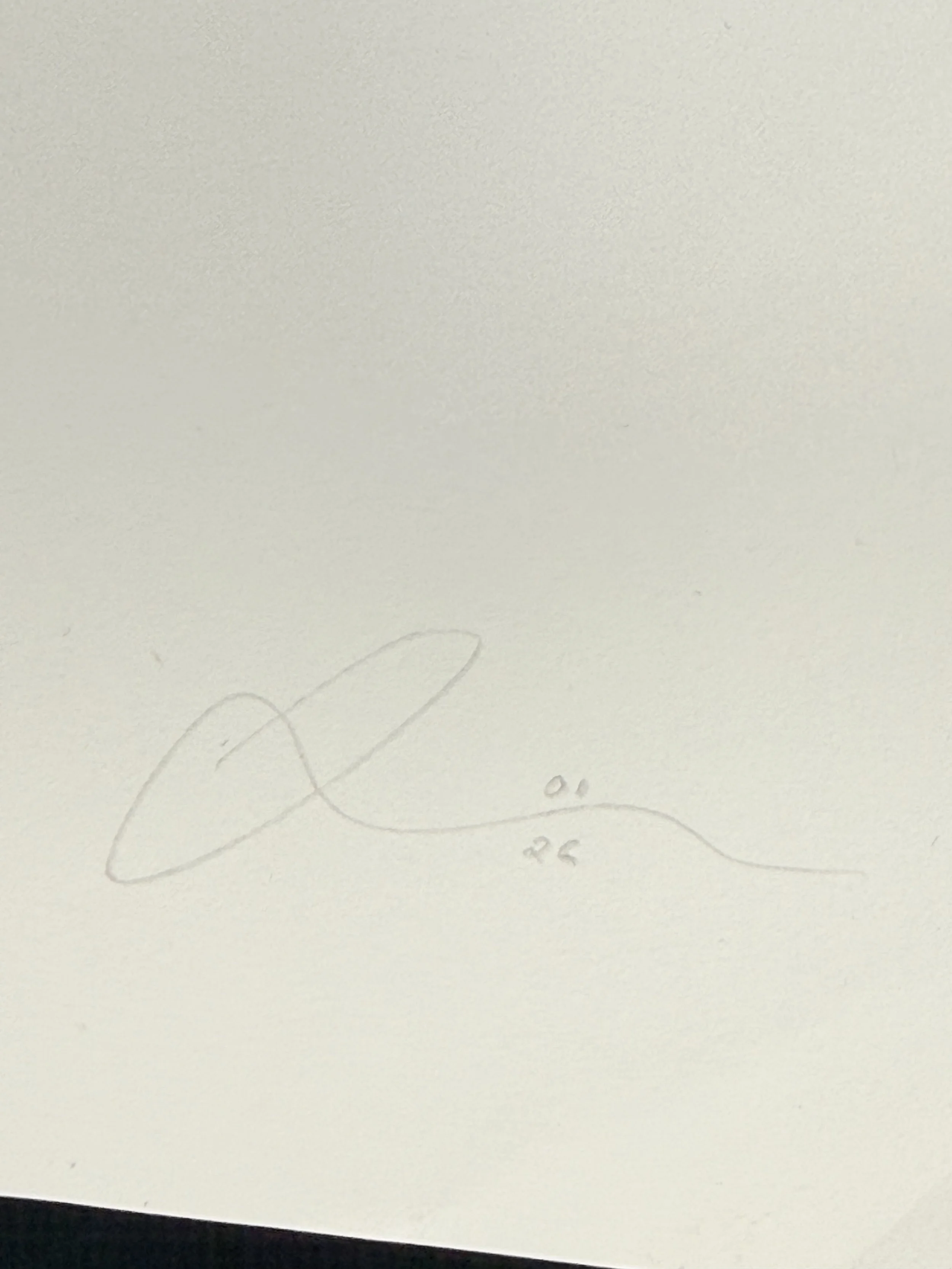 Hand-carved and hand-printed linocut of Santa Caterina, reimagined as a contemporary patron saint of ceramicists and potters. Limited small edition on archival paper.