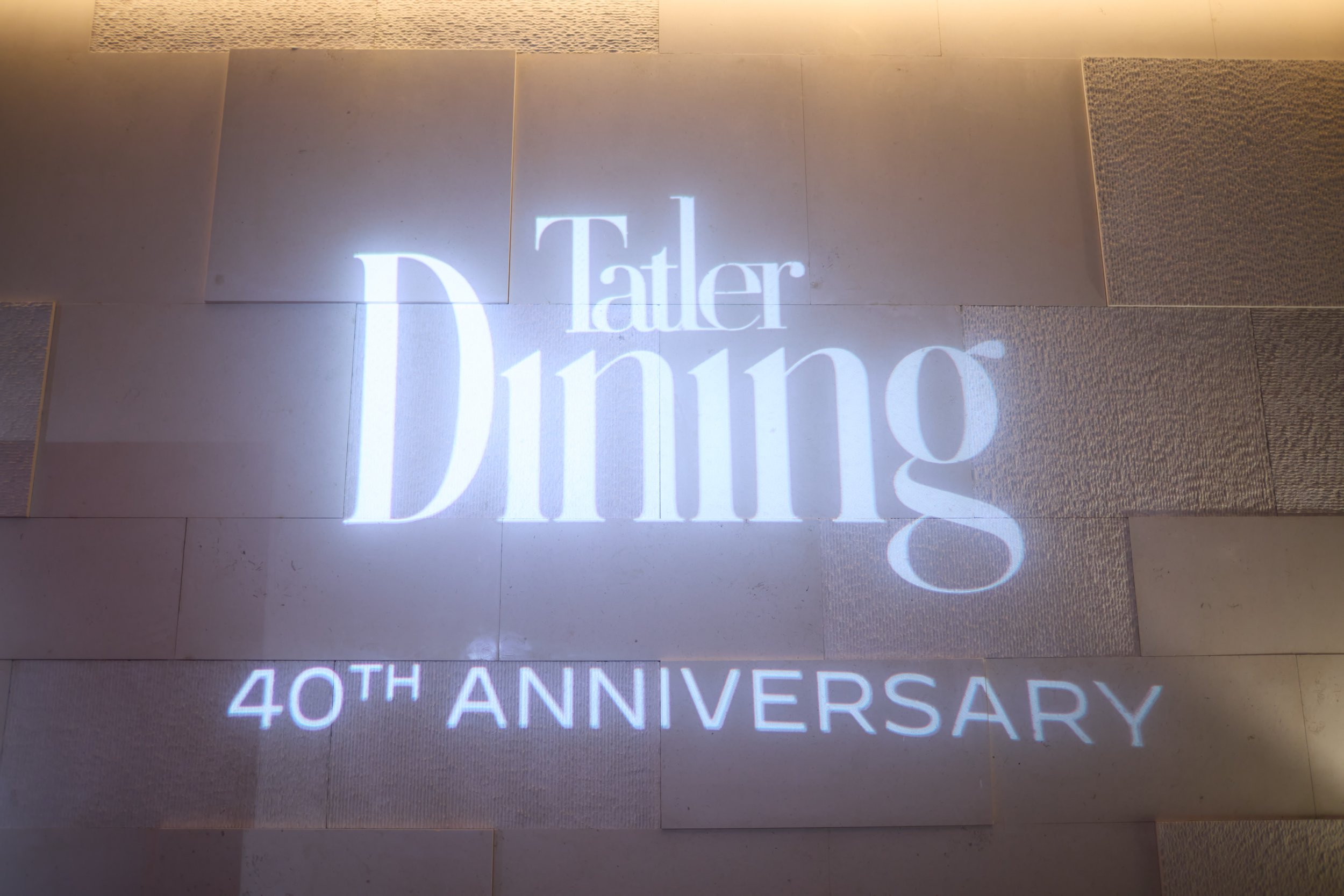 Tatler Dining 40th Anniversary