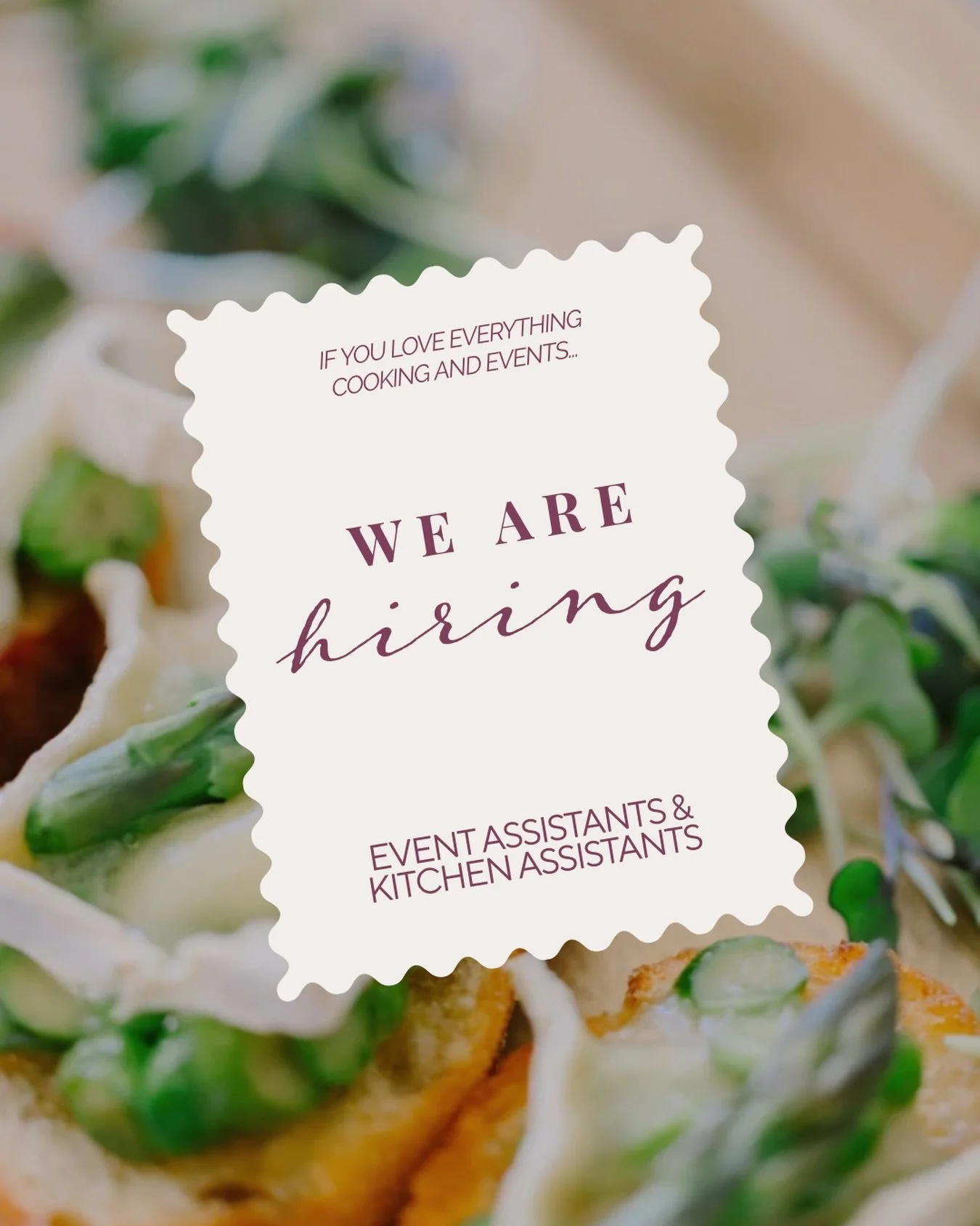 Now hiring at Rose &amp; Plum Living 🤍

We&rsquo;re growing and looking for fun, reliable, hands-on team members to join us behind the scenes. From event assistance to kitchen support and day-to-day operations, this is a great fit for someone who th