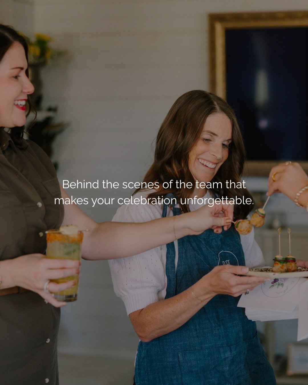The chopping. The styling. The last minute adjustments nobody sees. The flowers placed just right. The table set so perfectly it stops people in their tracks. 🌹
That&rsquo;s us. Behind the scenes, ahead of every detail &mdash; so that when your gues