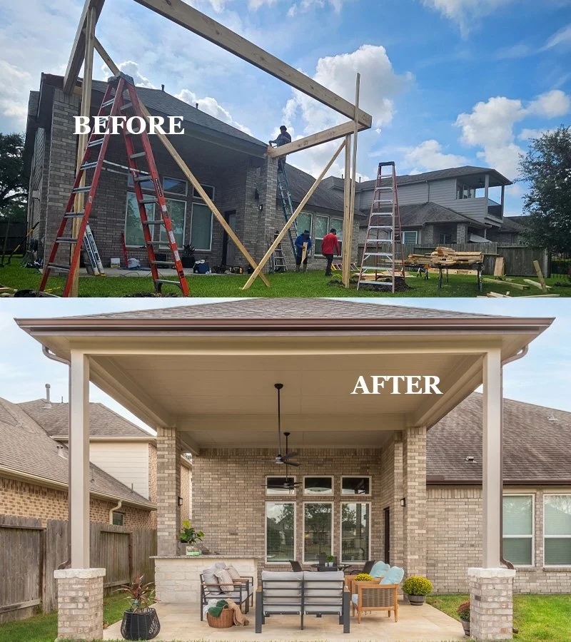 Concrete Patio Upgrade Houston Builders