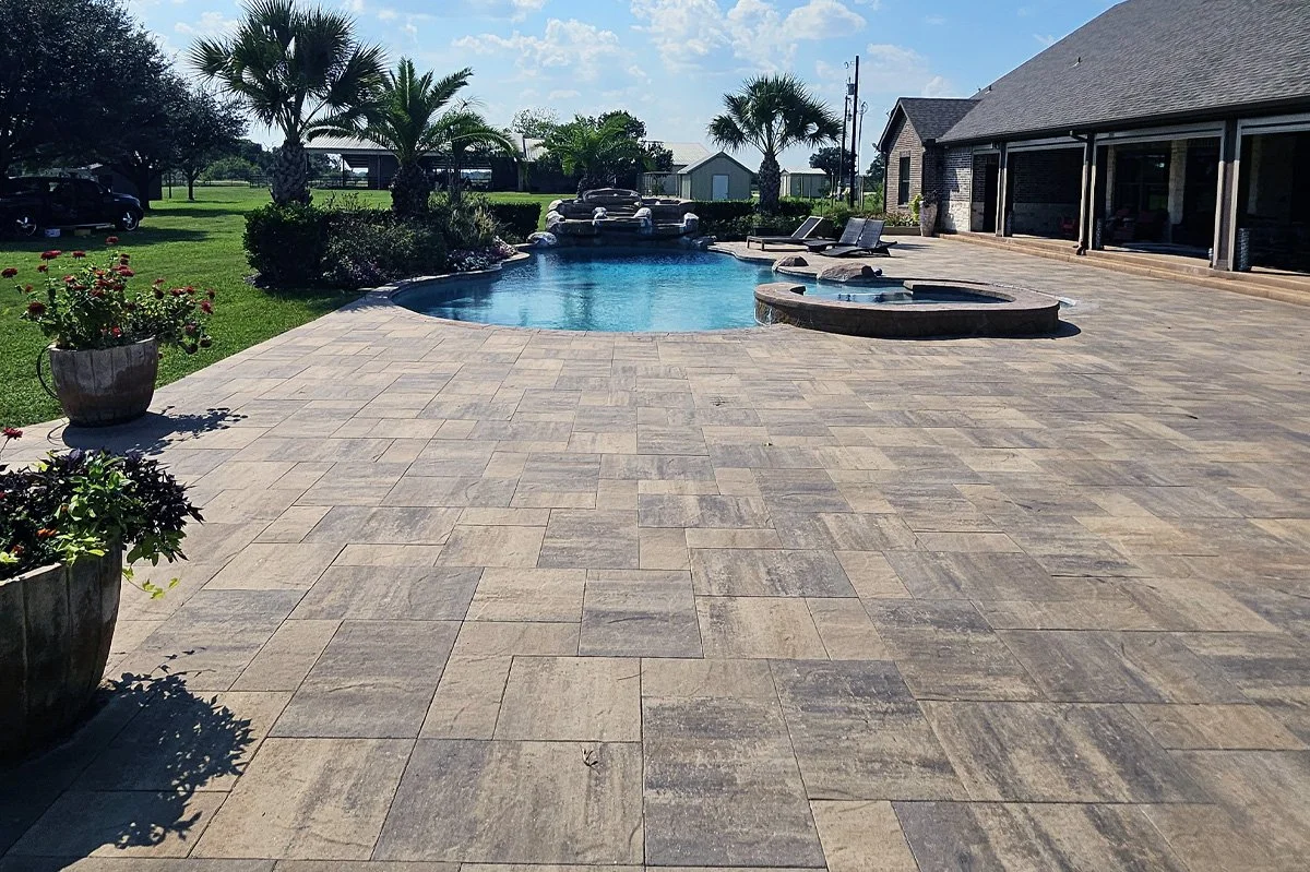 Stamped Concrete Patio Houston Builders