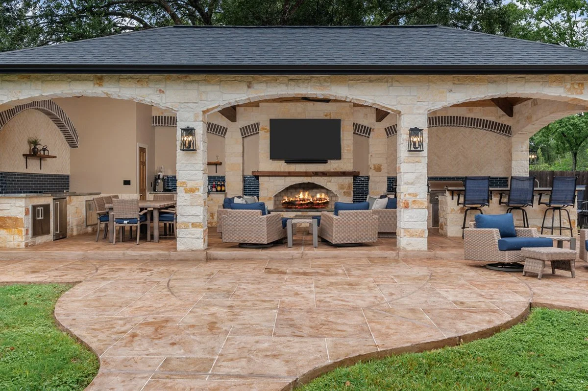 Walkway hardscape Houston