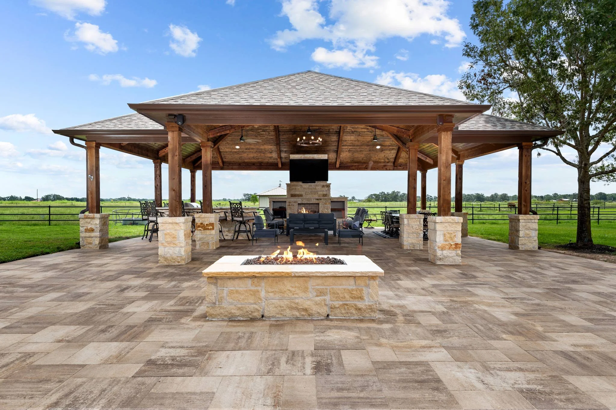 outdoor transformation in Houston area