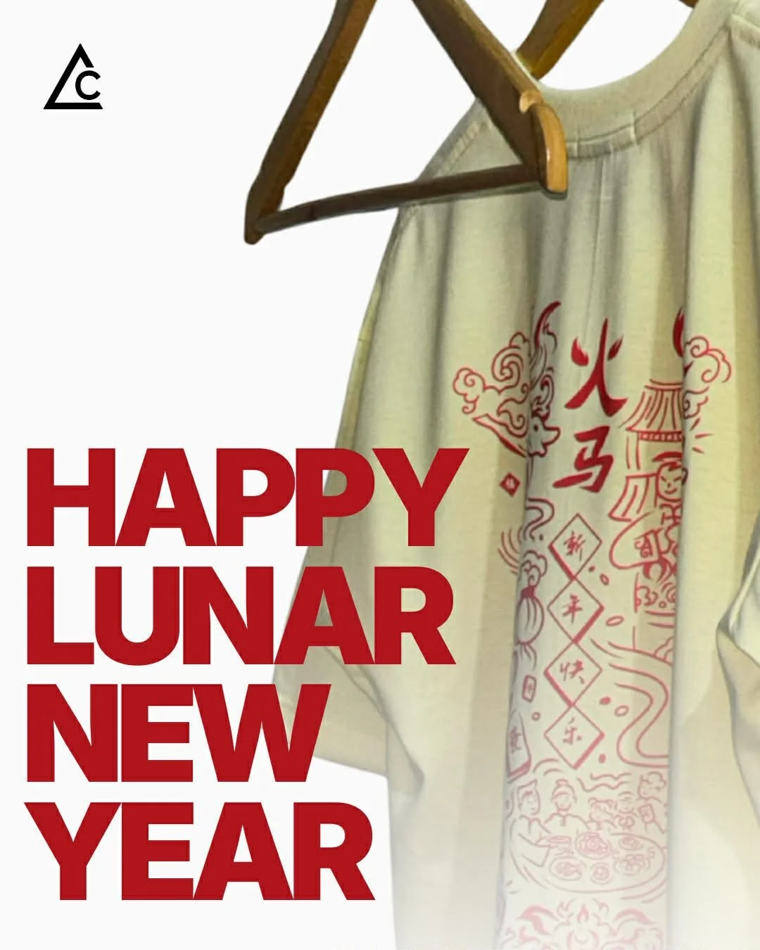 Lunar New Year has always been about the little things. The food, the noise, the laughter, the stories from family, and the feeling of starting again.

This shirt is just a simple way to carry that feeling with you. A reminder of where we come from, 