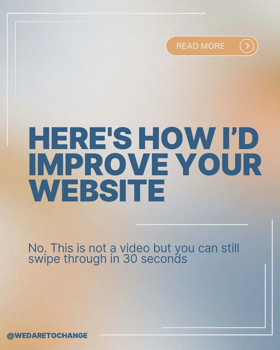 Your website has one job:
make people understand and take action

If it&rsquo;s confusing, slow, or unclear
you&rsquo;re losing people fast

Clarity converts
structure builds trust
proof drives action

Here are 6 tips to fix your website 

#webdesign