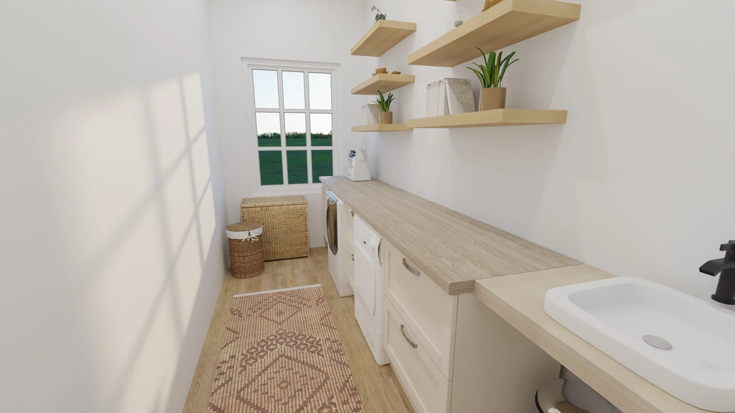 Floorplanner Rendering, Independent Practice- Laundry