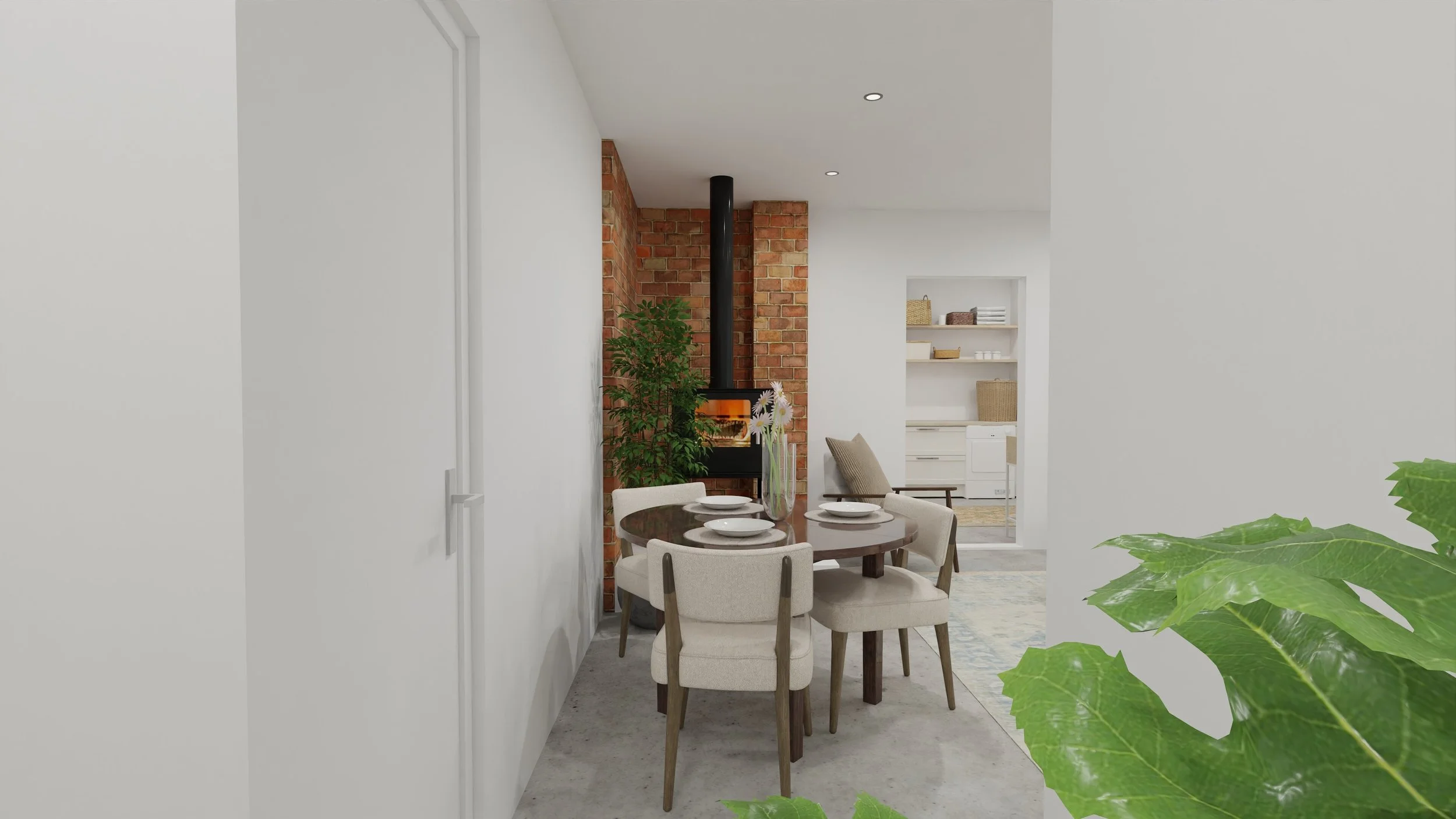 Floorplanner Rendering, Norwich, New Boston Rd Apartment- Dining Space