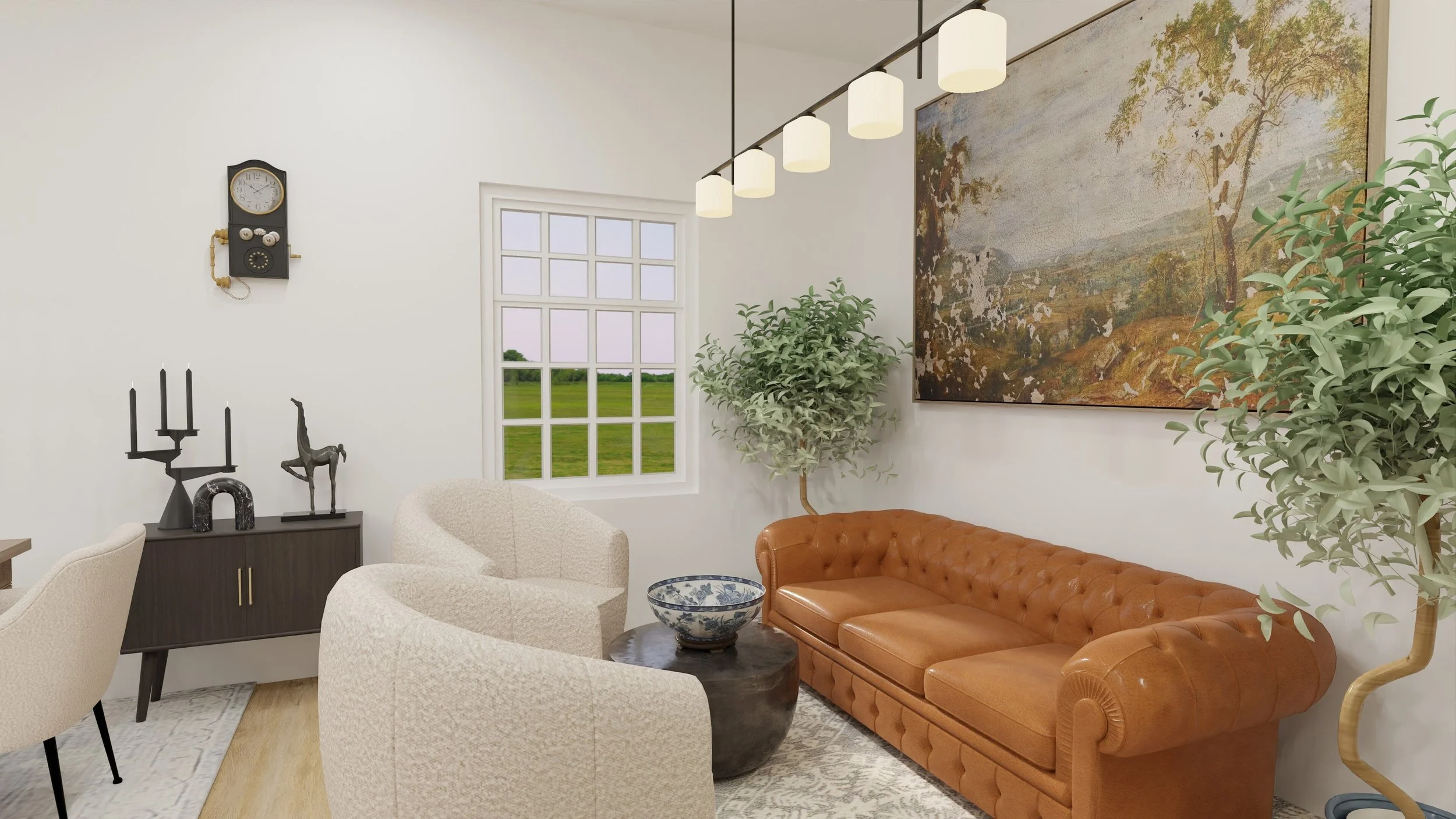 Floorplanner Rendering, Independent Practice- Sitting Room