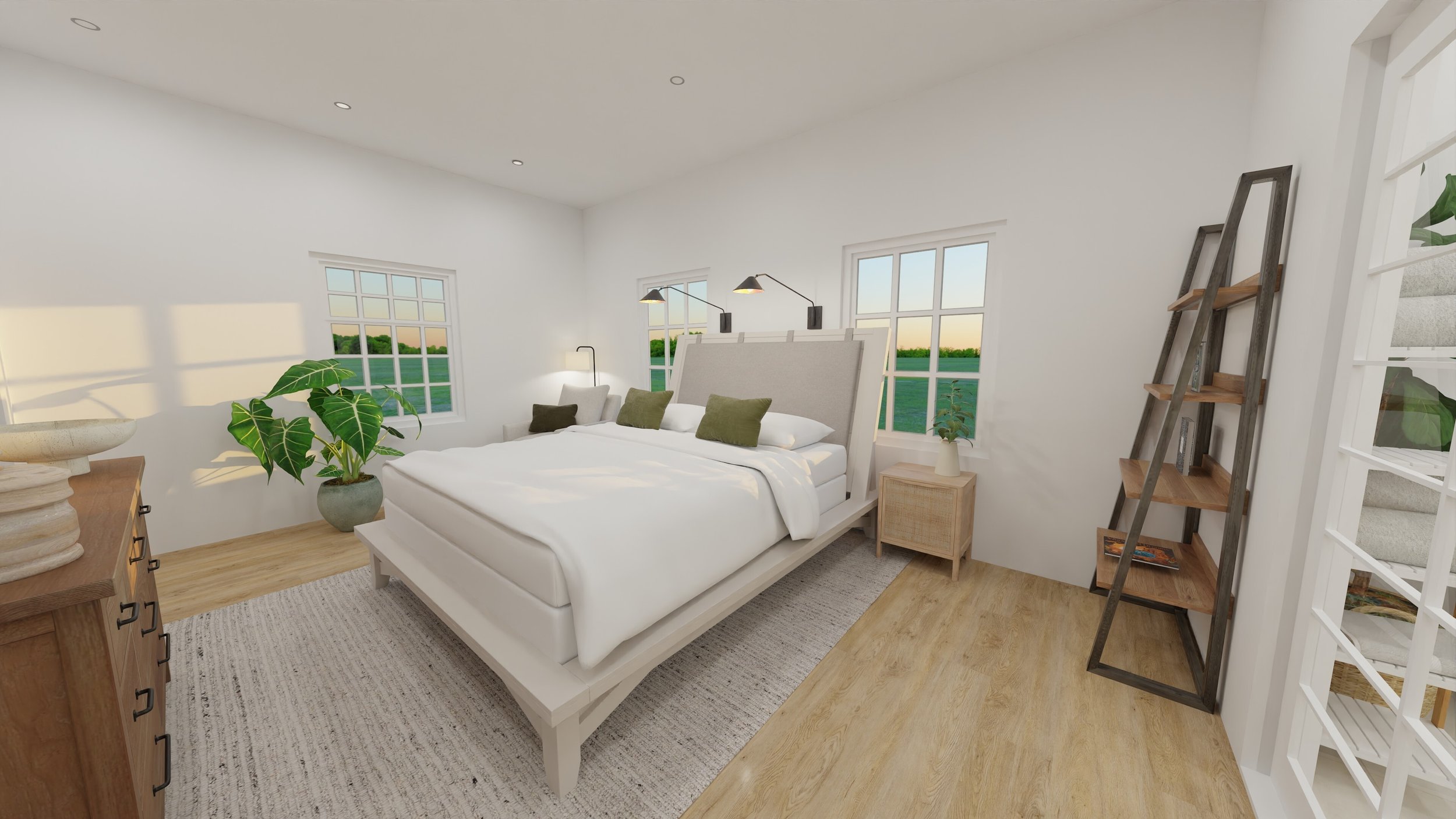 Floorplanner Rendering, Independent Practice- Master Bedroom