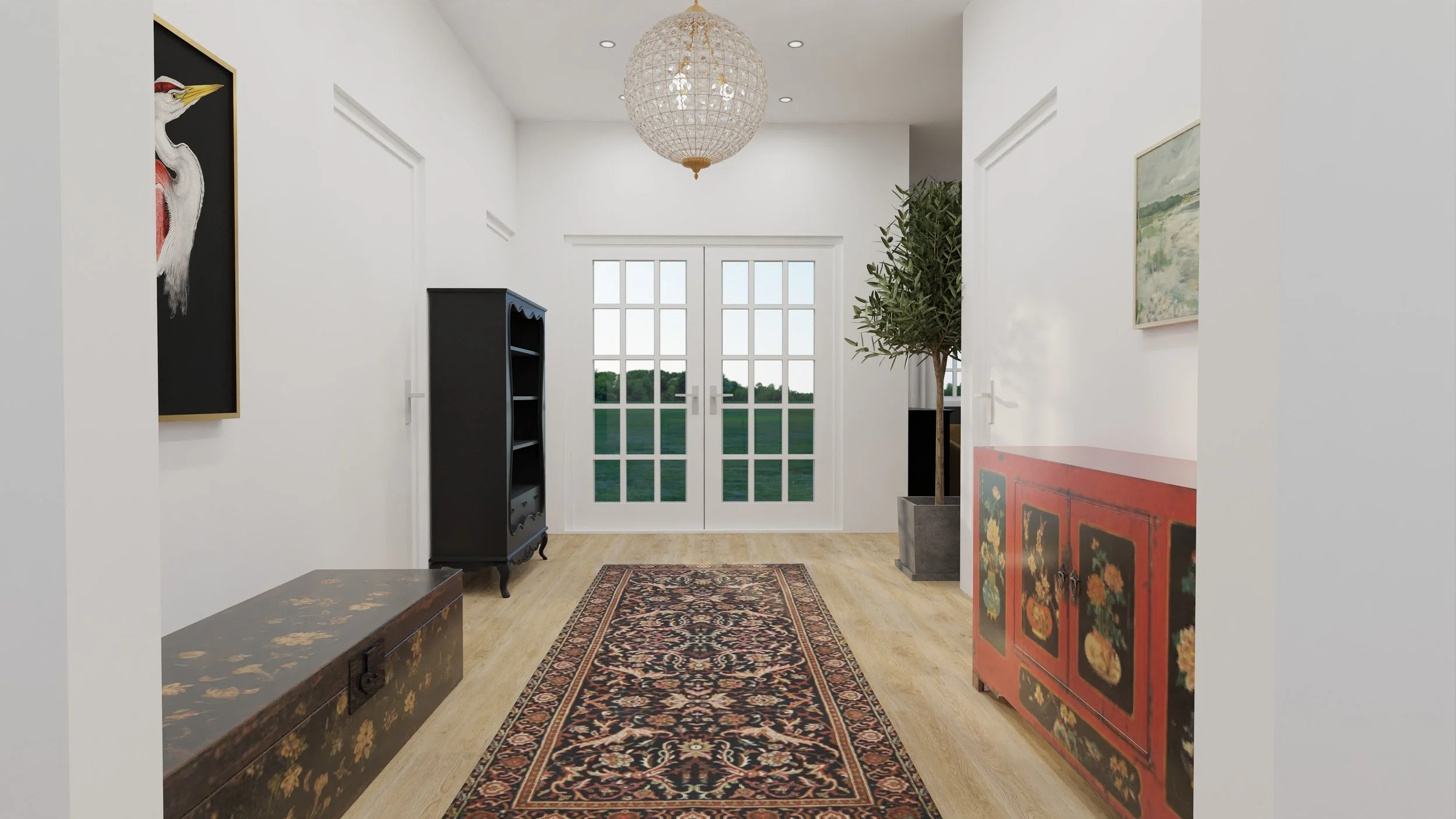 Floorplanner Rendering, Independent Practice- Hallway