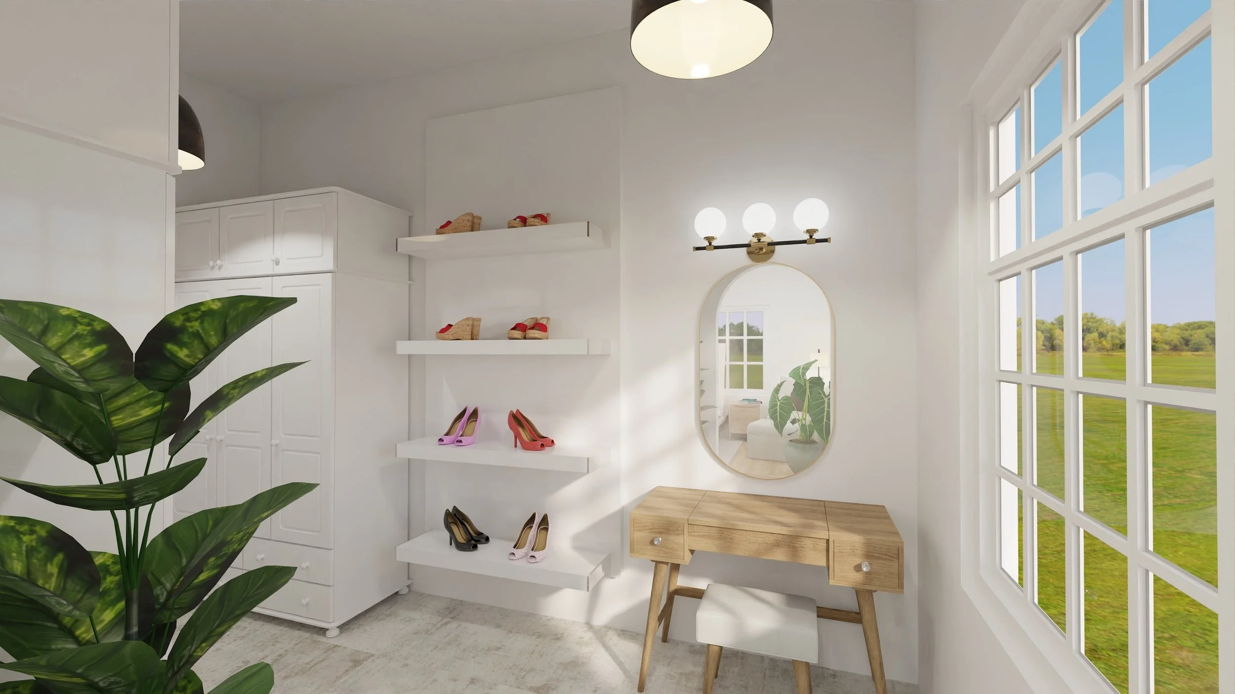 Floorplanner Rendering, Independent Practice- Walk In Closet