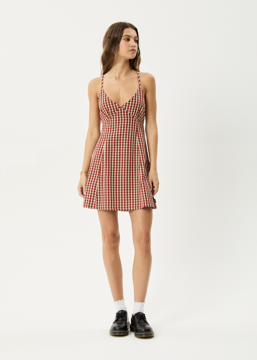 Afends mini dress - Austin red