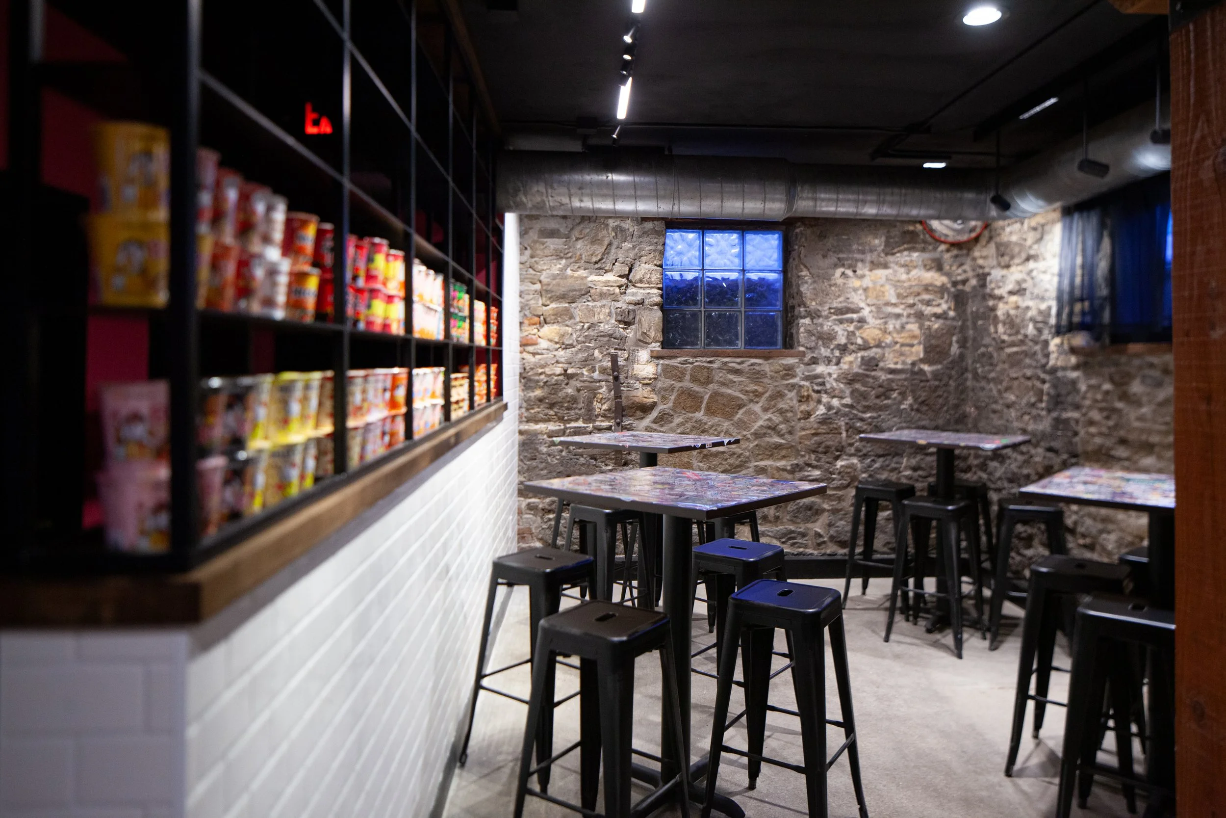 Evening Atmosphere in the Stone Dining Room – Ba Lao Bar