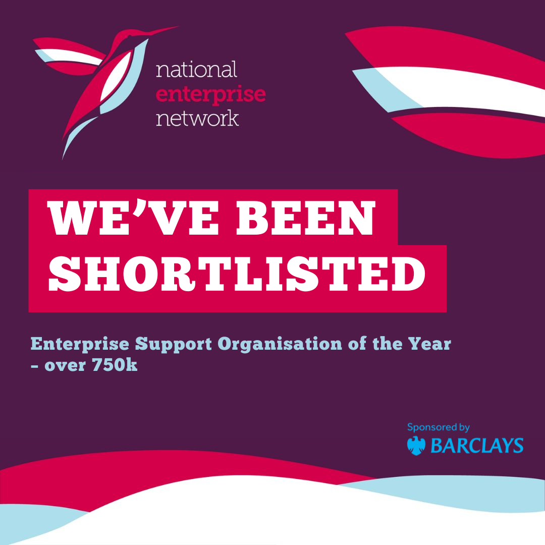 We’ve been Shortlisted! Enterprise Support Organisation of the Year at the 2026 National Enterprise Network Awards