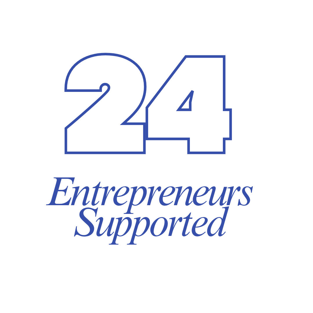 24 entrepreneurs supported