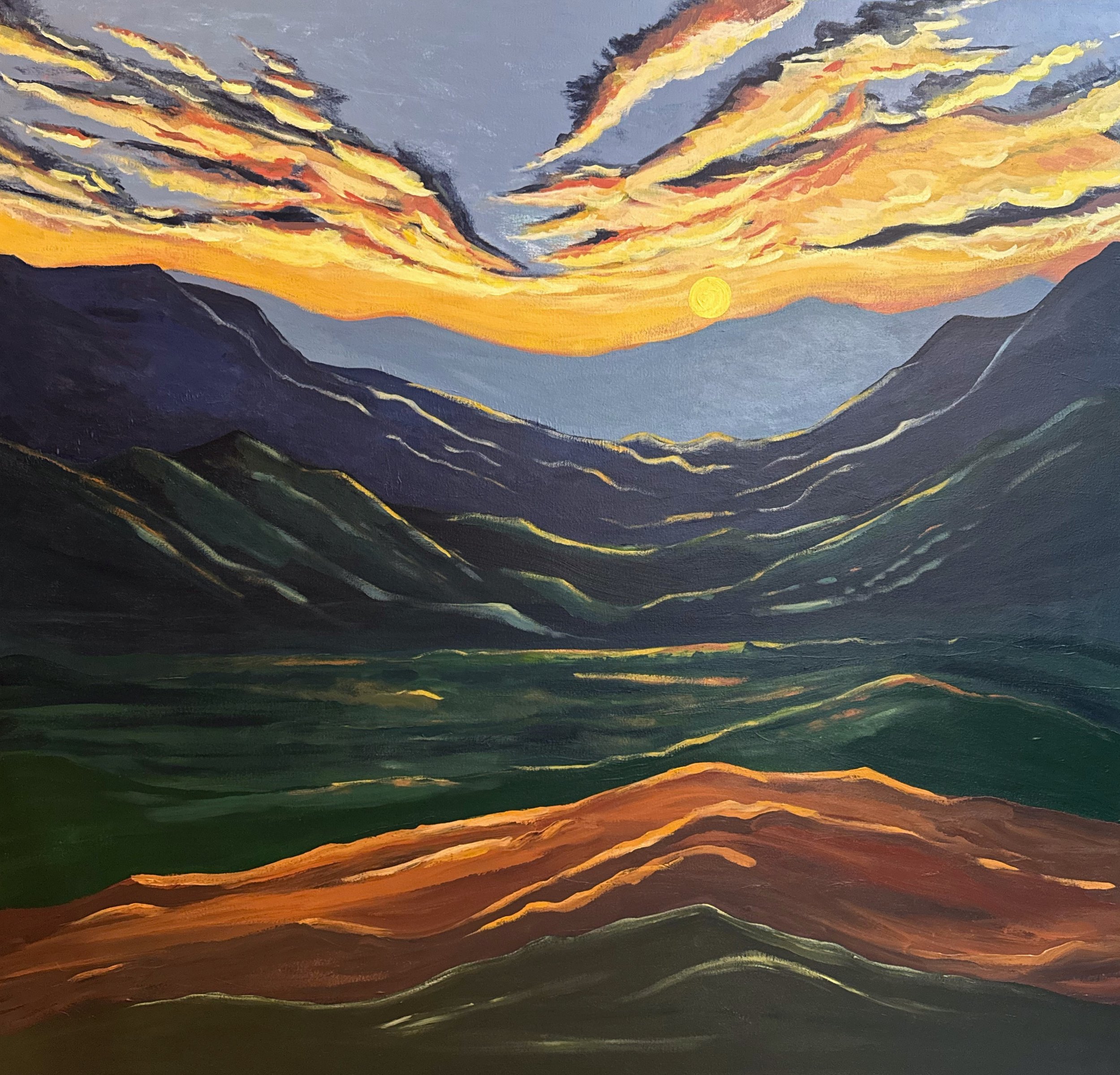 Sunset Over the Valley, 2025