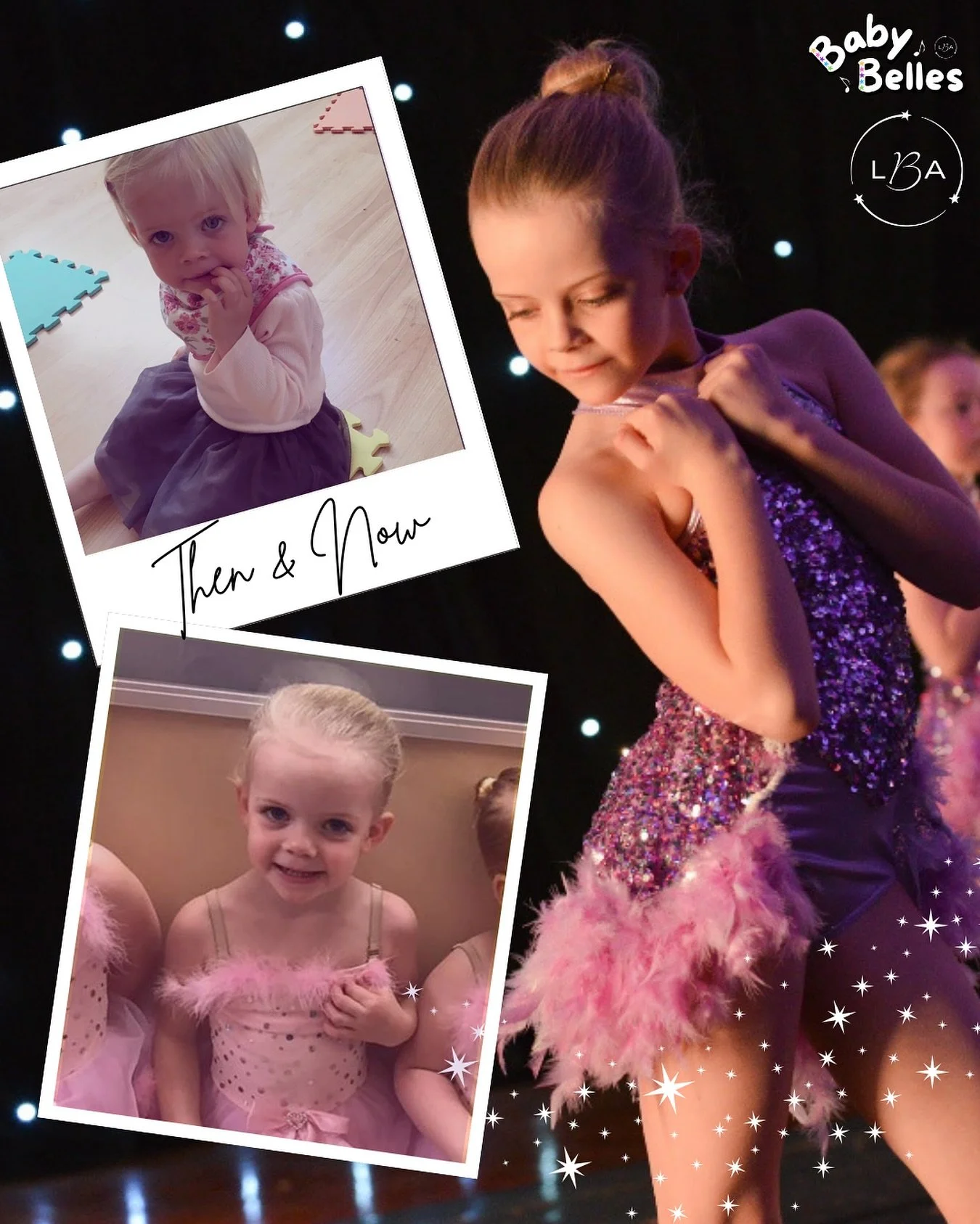 ✨From BabyBelles to Bright lights✨

One of our very first BabyBelles Lucy🥹 Now taking multiple classes a week, bursting with confidence and has a real passion for dance &amp; performance! 

Her journey started in BabyBelles&hellip; and look at her n