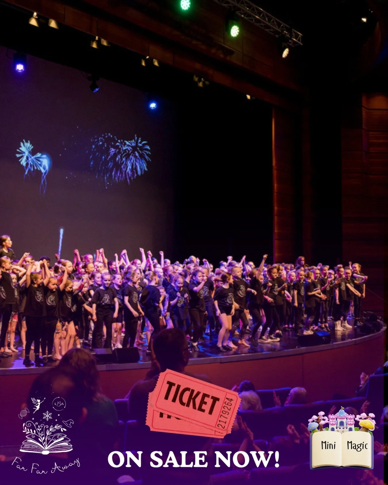 📣🎟️ TICKETS ON SALE NOW!! 🎟️📣 

Tickets for &lsquo;Far Far Away&rsquo; and &lsquo;Mini Magic&rsquo; available to buy now!✨

Our dancers have been working so hard and can&rsquo;t wait to share the magic we&rsquo;ve been creating. Tell your friends