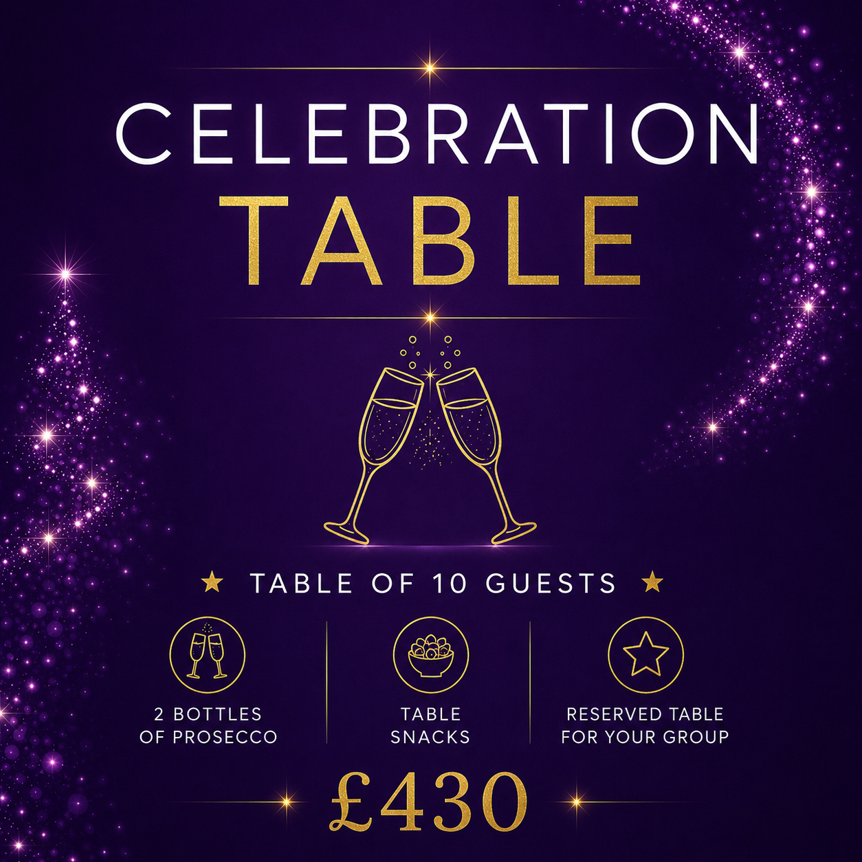 LBA Christmas Ball Reserved Table (incl VAT)
