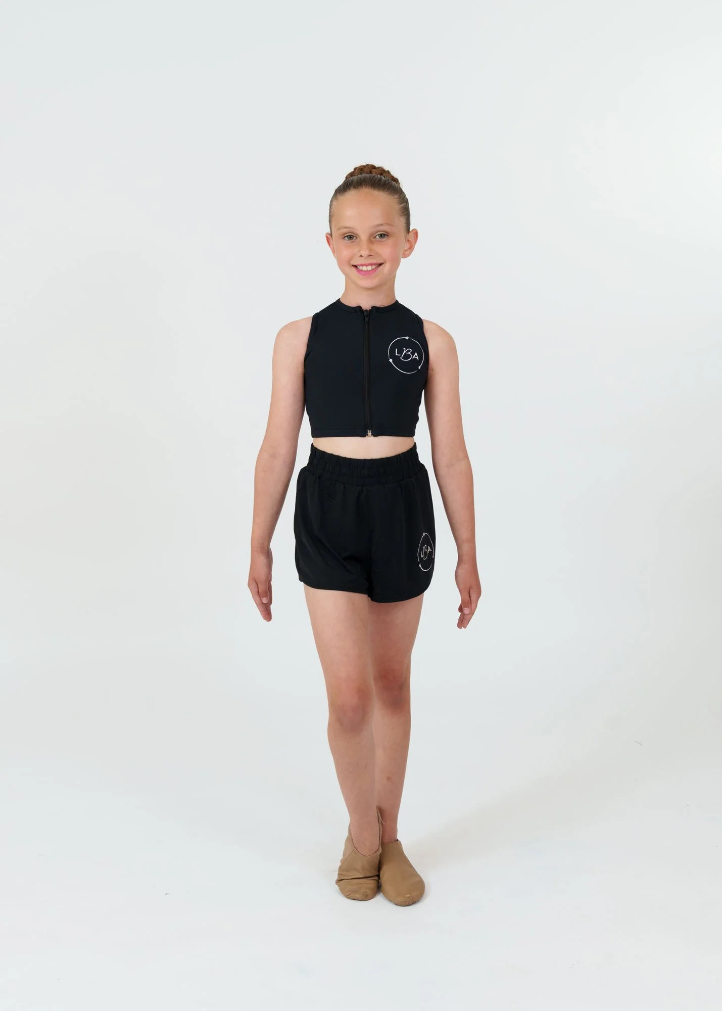 La Belle Basic Training Crop Full Zip